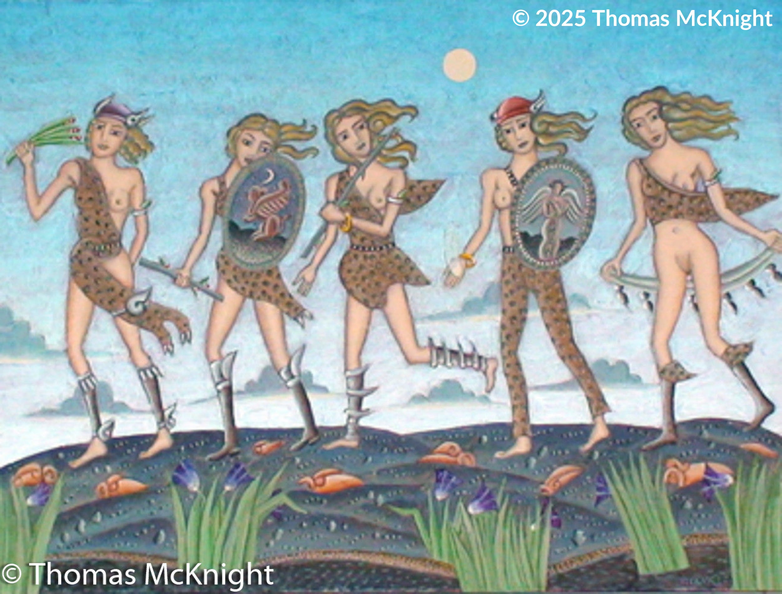 Amazons Acrylic on Canvas acrylic on canvas