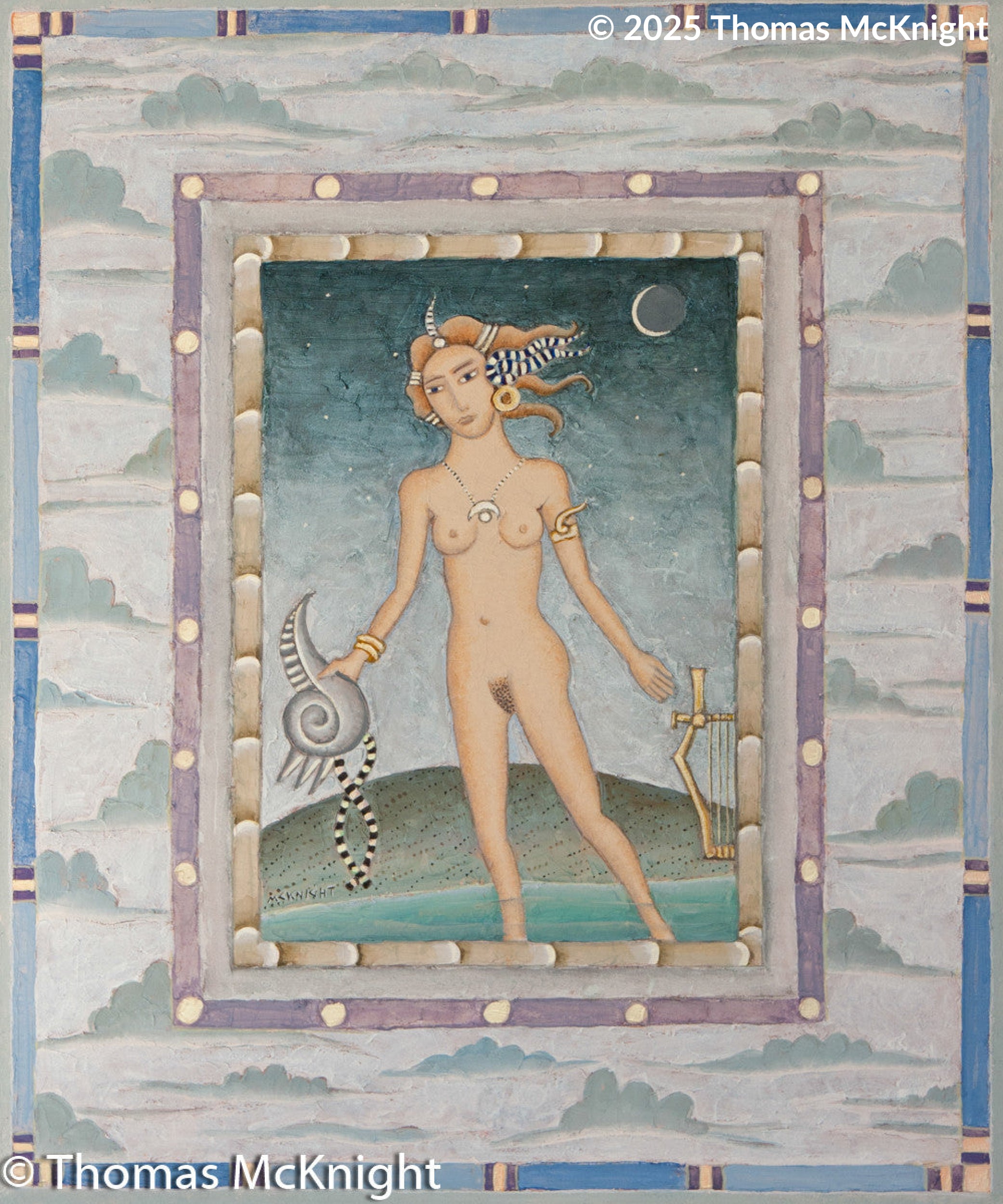 Aphrodite Acrylic on Canvas acrylic on canvas