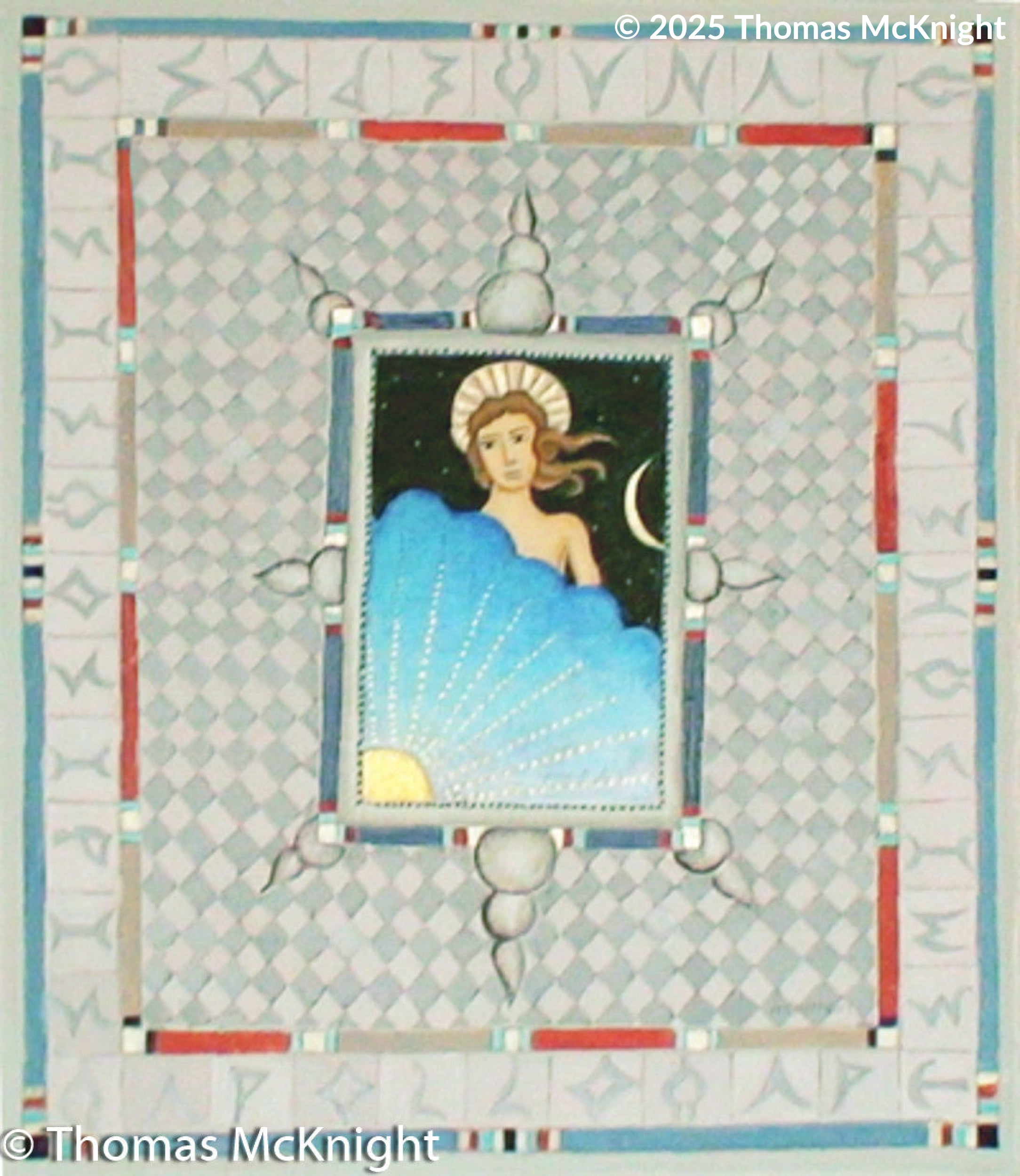 Aurora Acrylic on Canvas acrylic on canvas