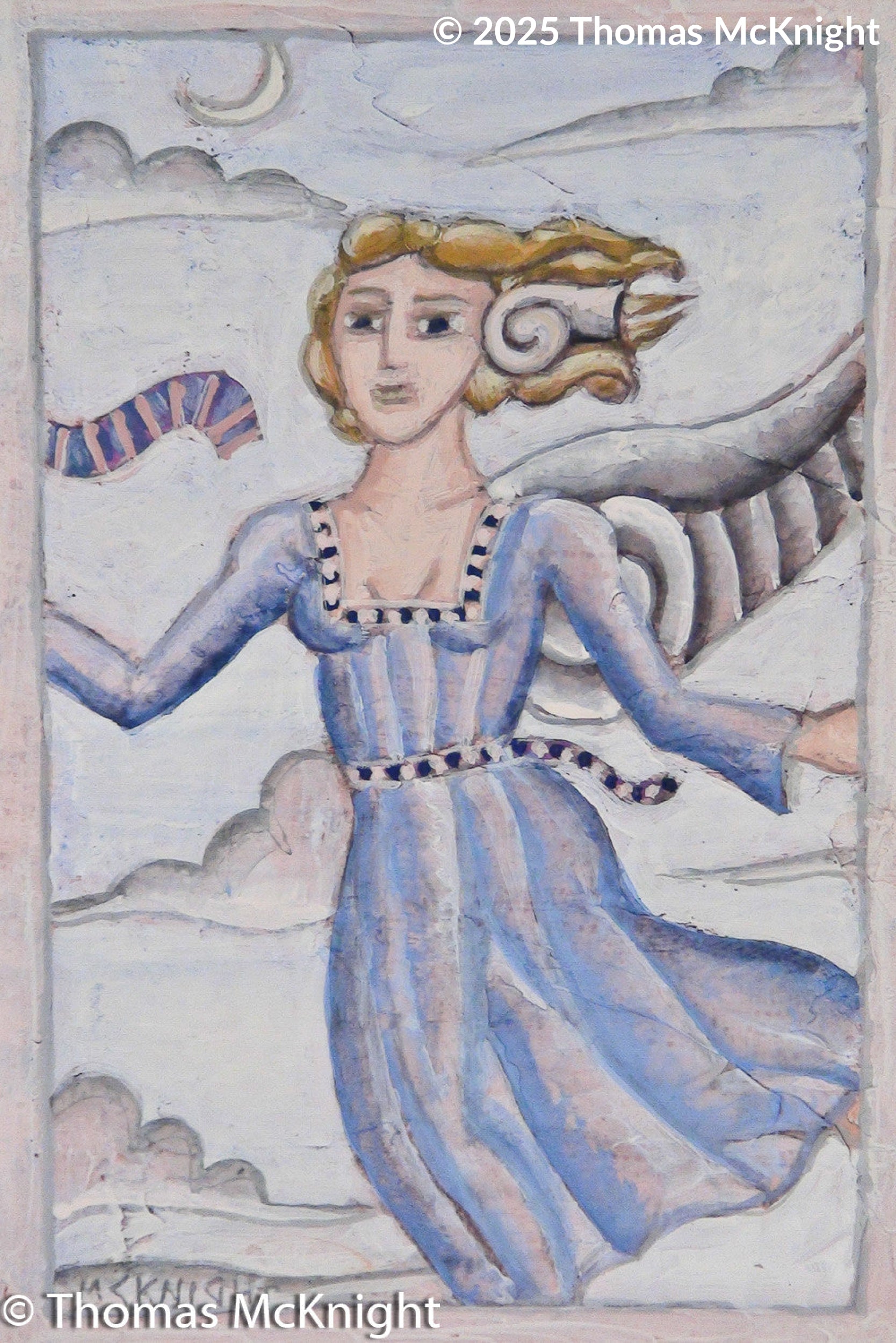 Blue Angel Acrylic on Canvas acrylic on canvas