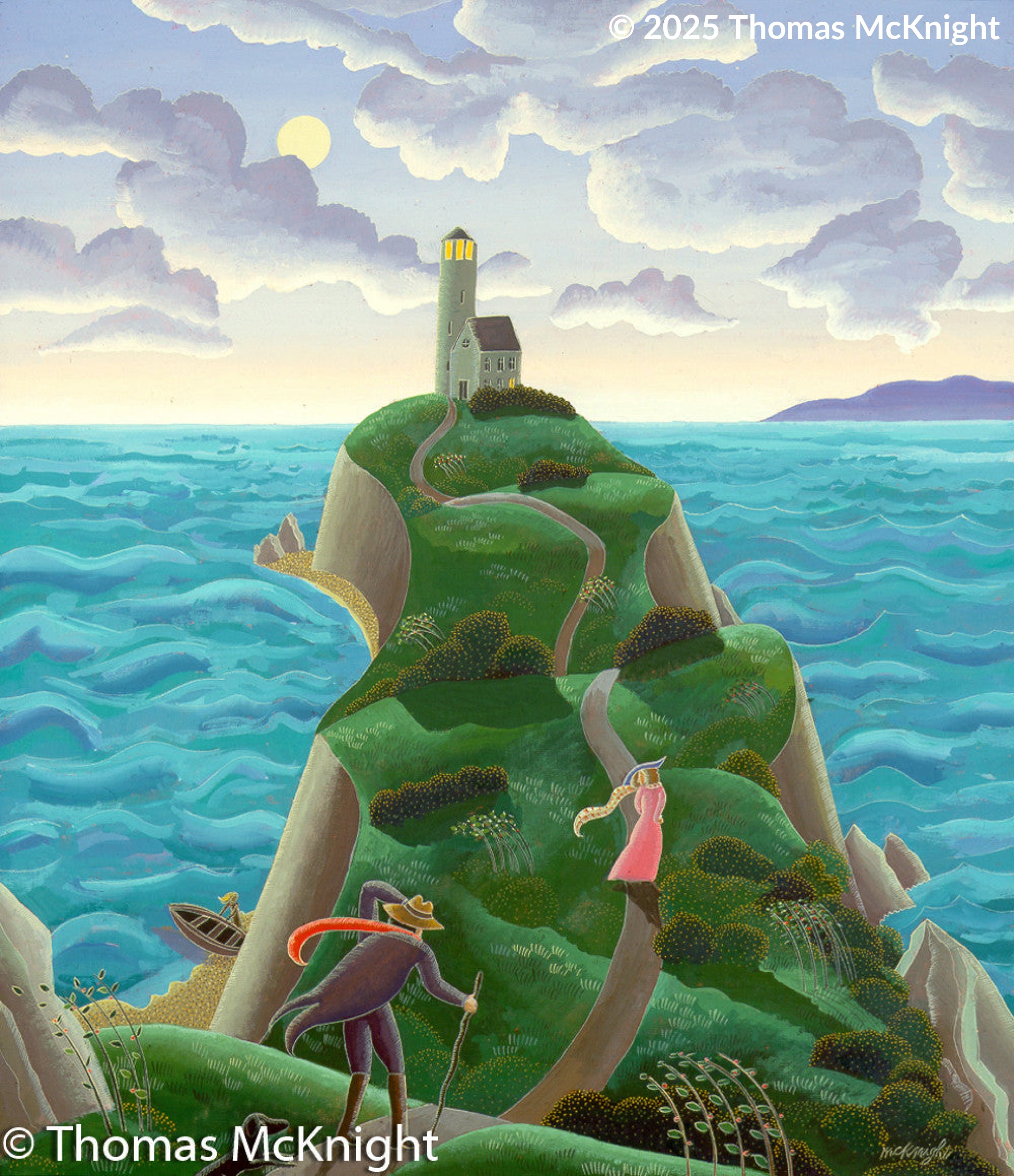 Lighthouse Paper Poster