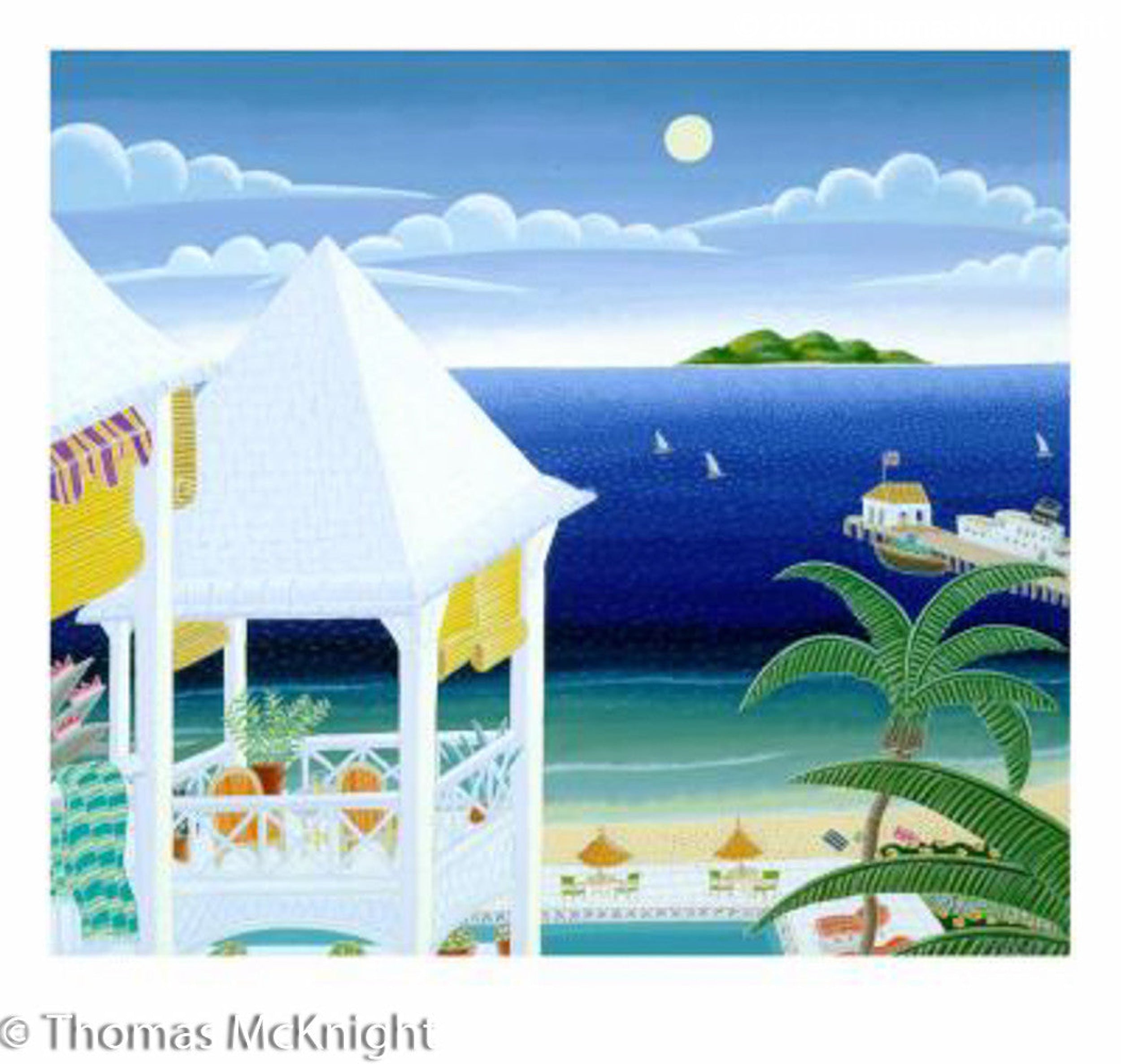 St. Kitts Casein on Paper casein on paper