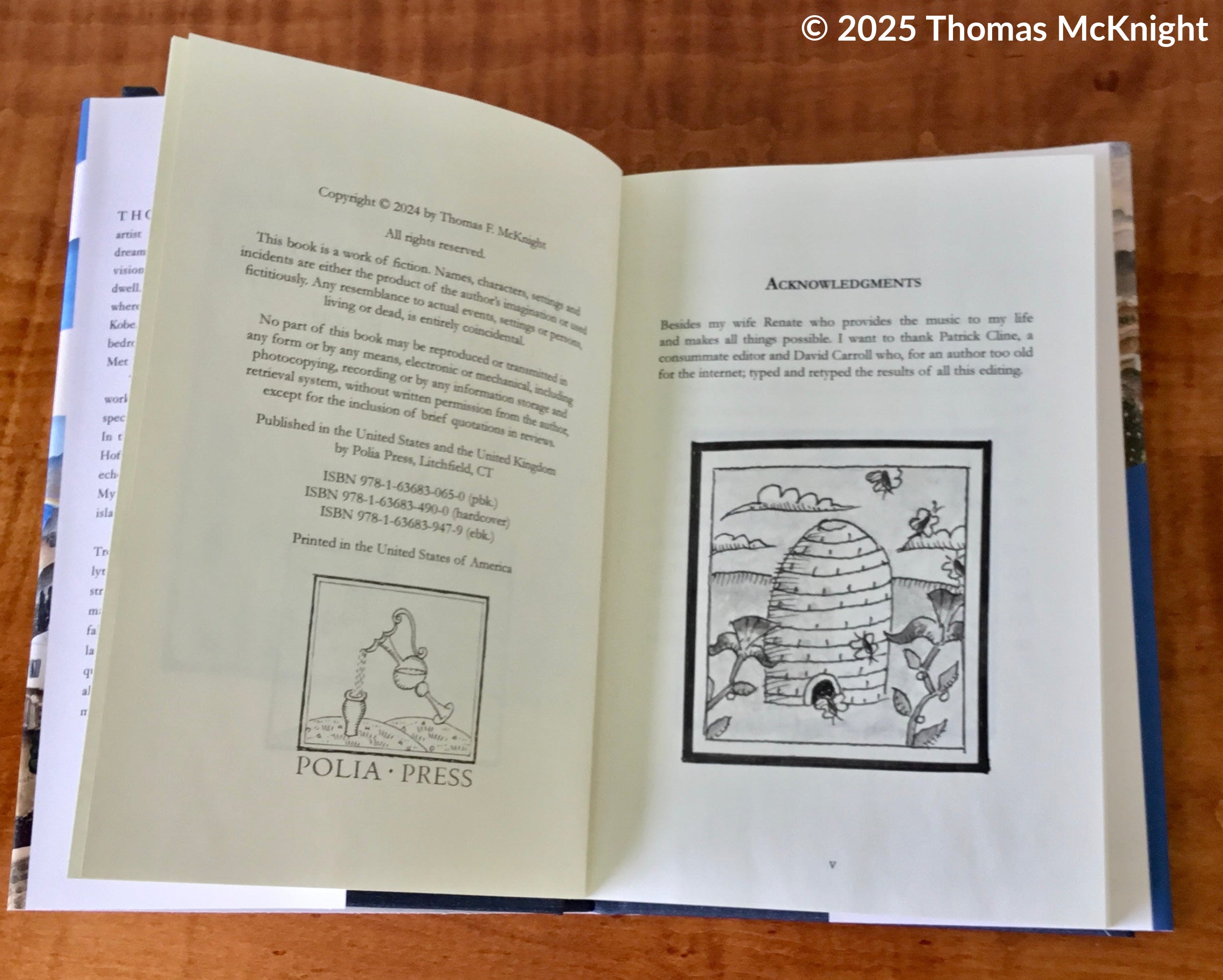 Thomas McKnight’s Tales of Mykonos Paperback books