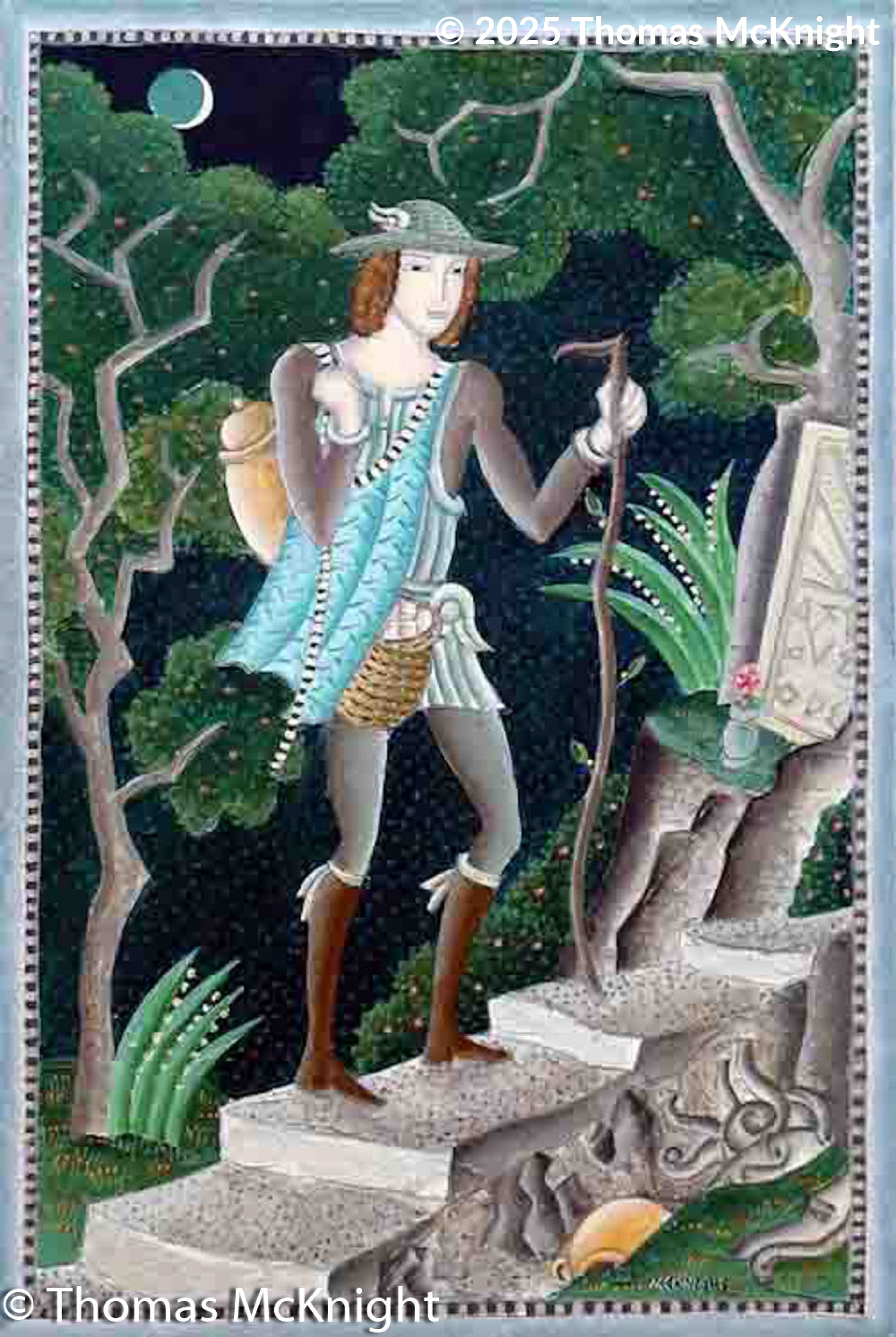 Young Hermes Acrylic on Canvas acrylic on canvas