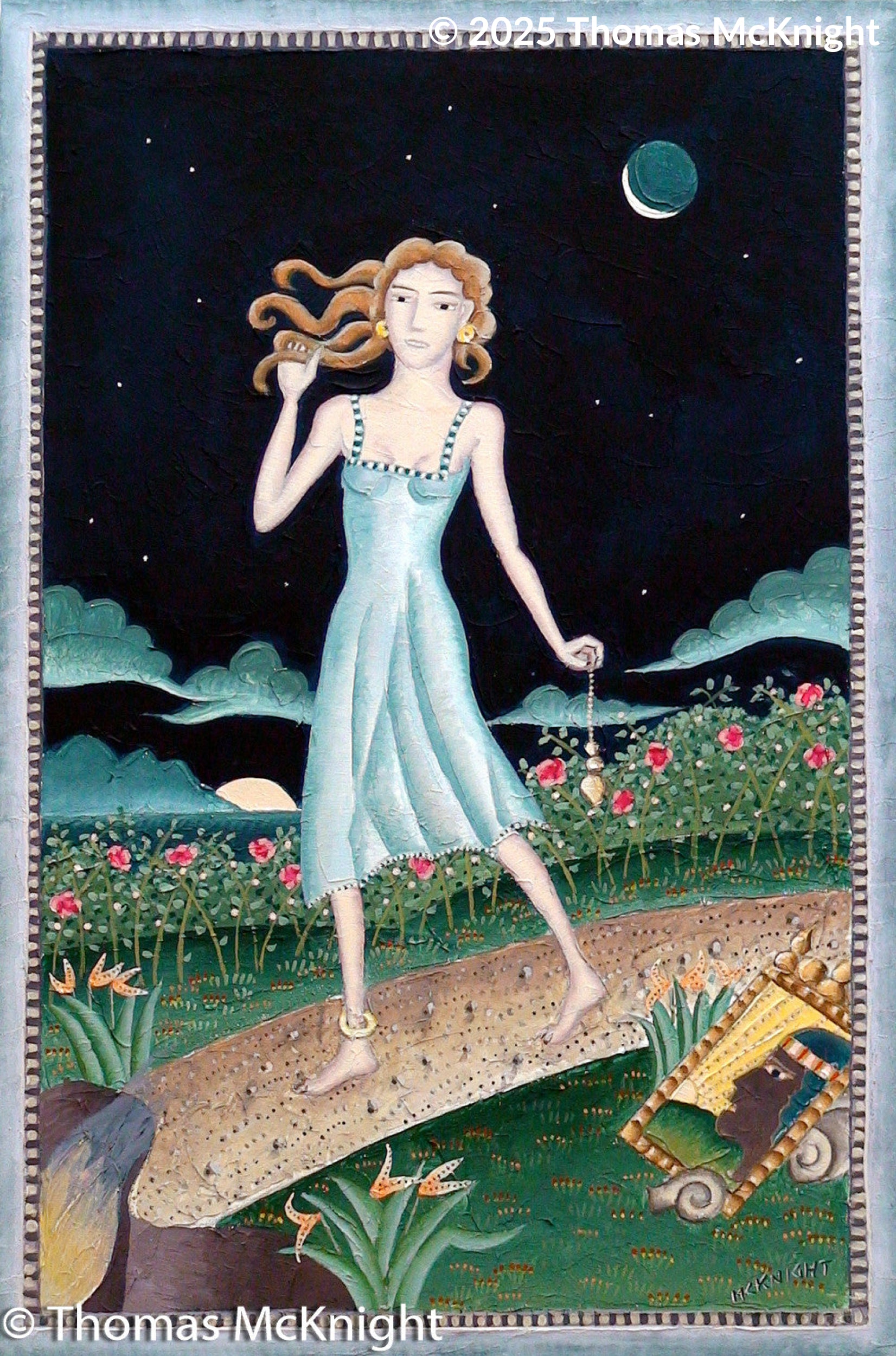 Young Isis Acrylic on Canvas acrylic on canvas