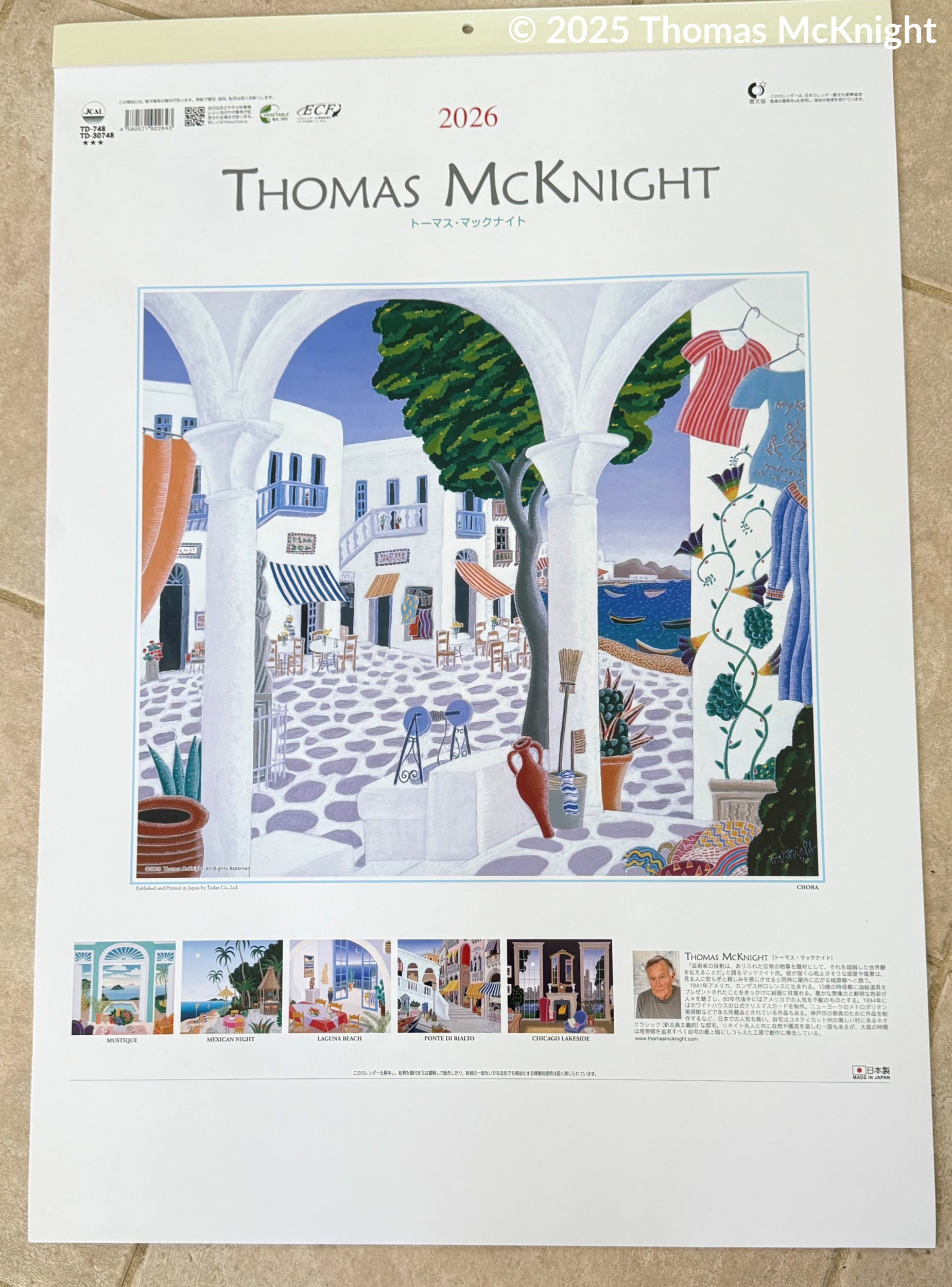 2026 Thomas McKnight Calendar Calendar