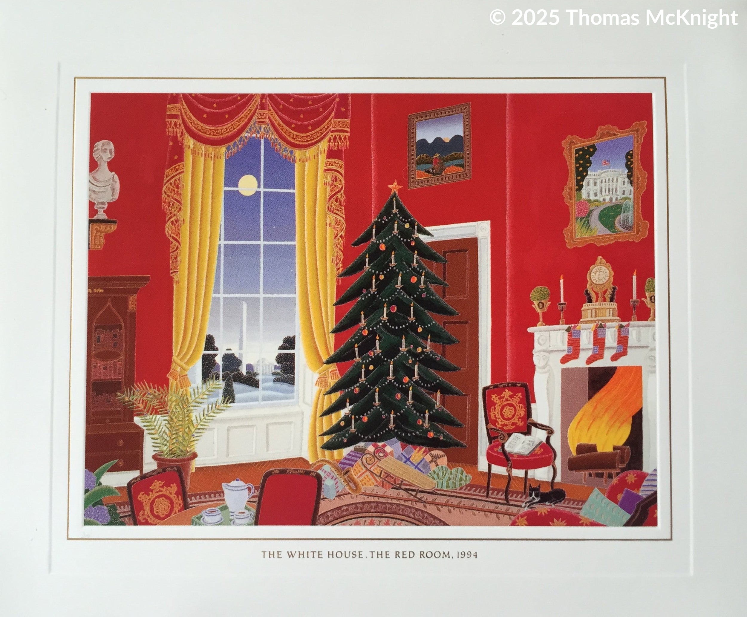 Christmas Card complete set - Official White House Christmas Cards for 1994-1996 Christmas Card