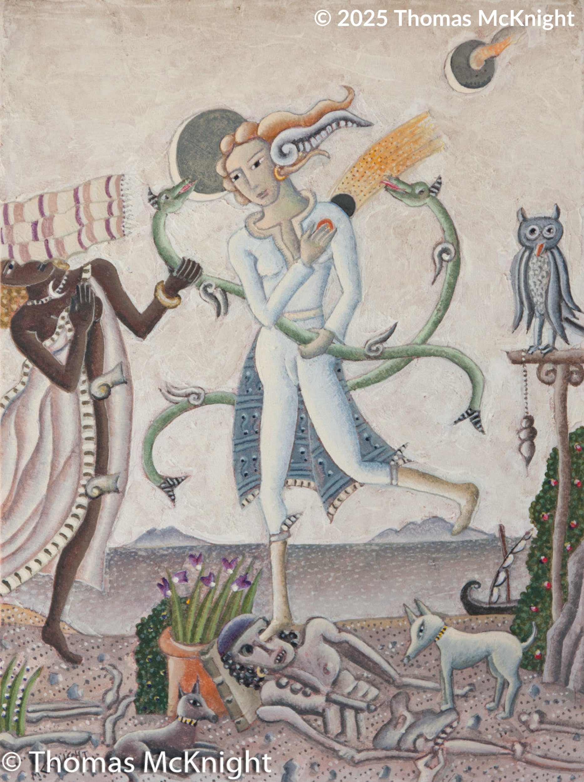 Death and Resurrection Acrylic on Canvas acrylic on canvas