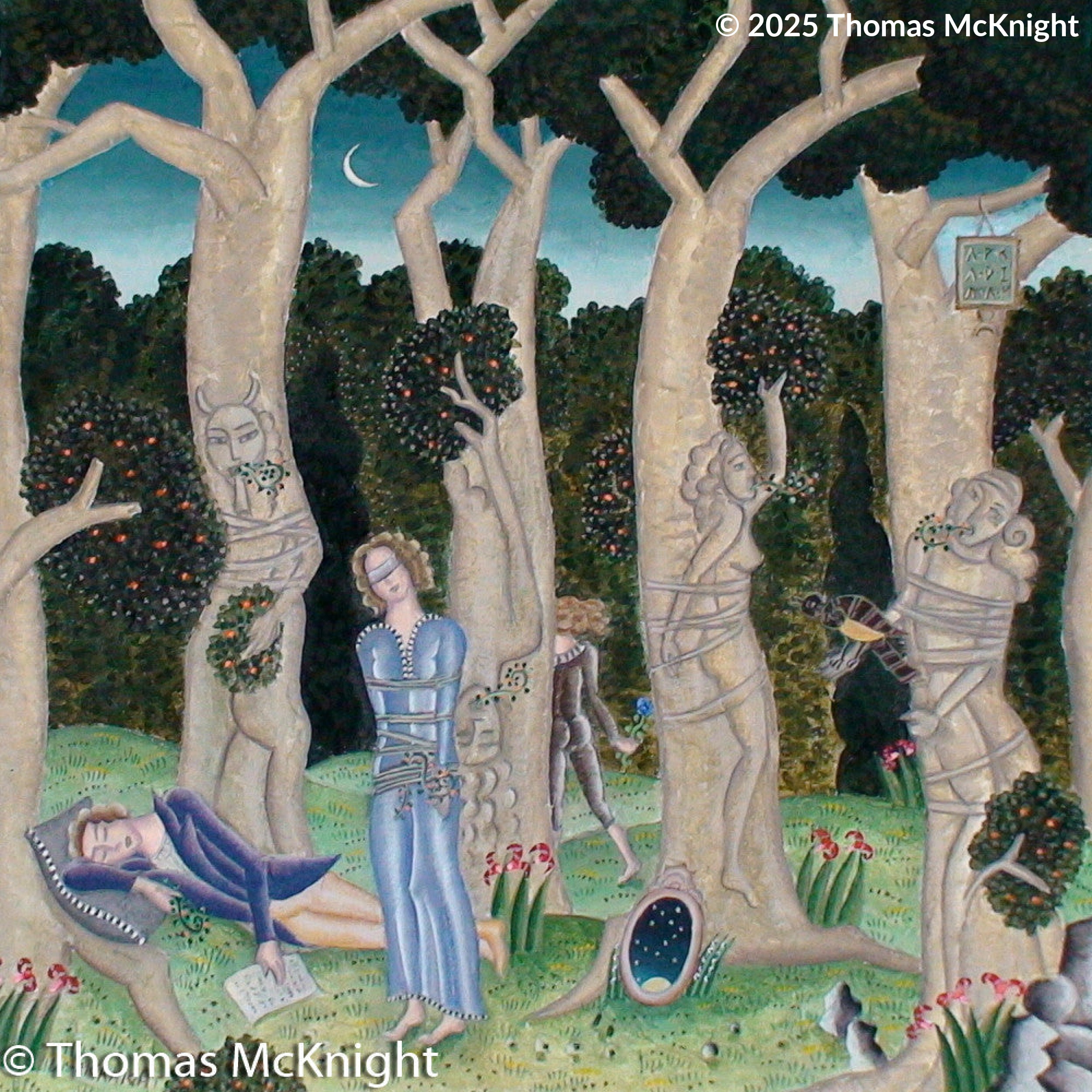 Dreams In the woods Acrylic on Canvas acrylic on canvas
