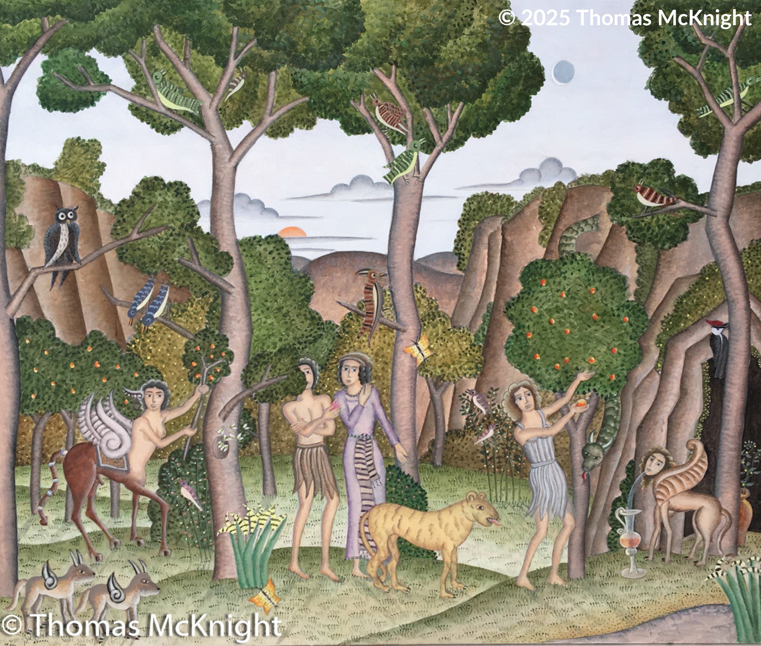 Garden of Eden acrylic on canvas