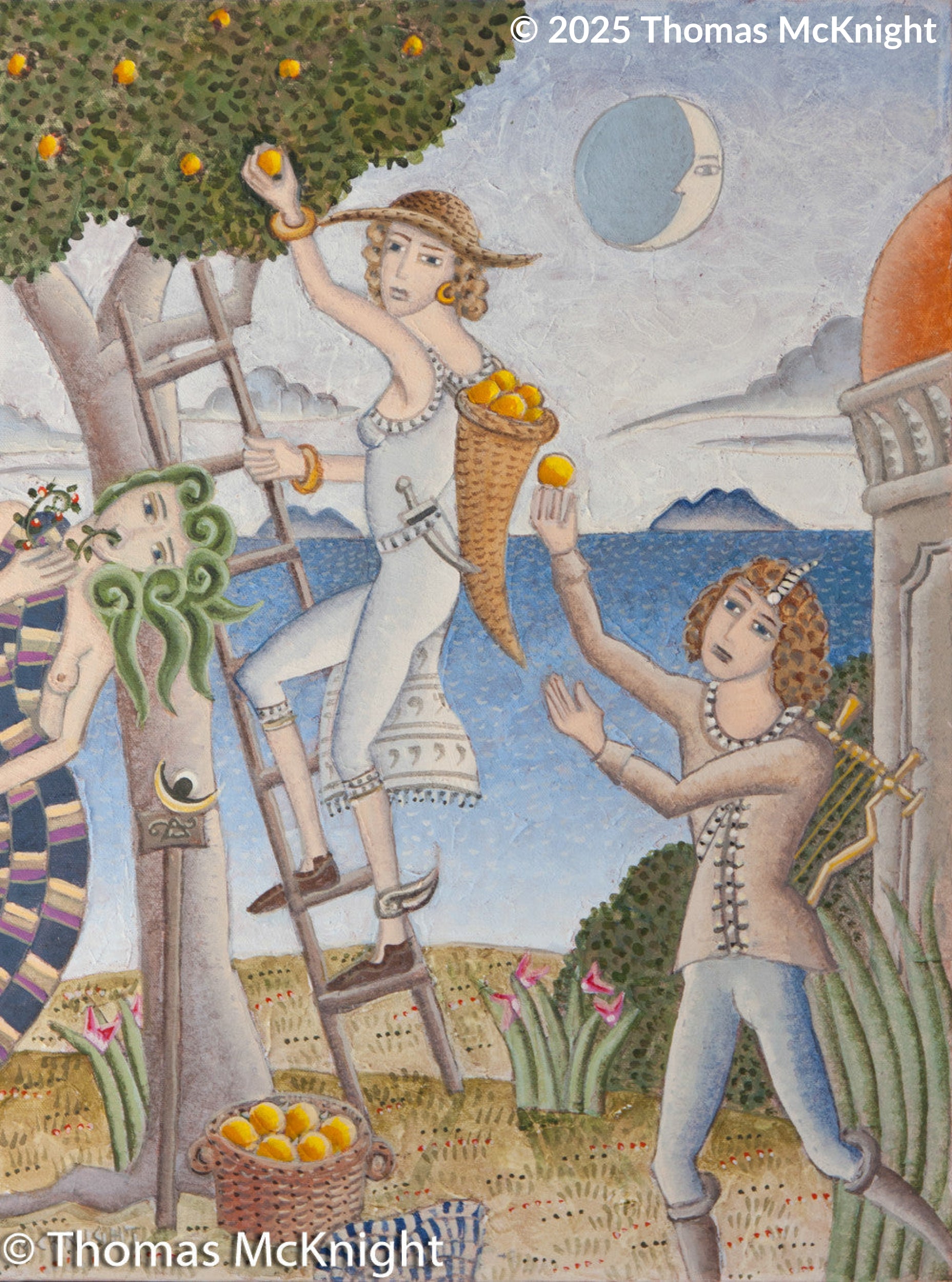 Golden Apples of the Hesperides Acrylic on Board acrylic on board