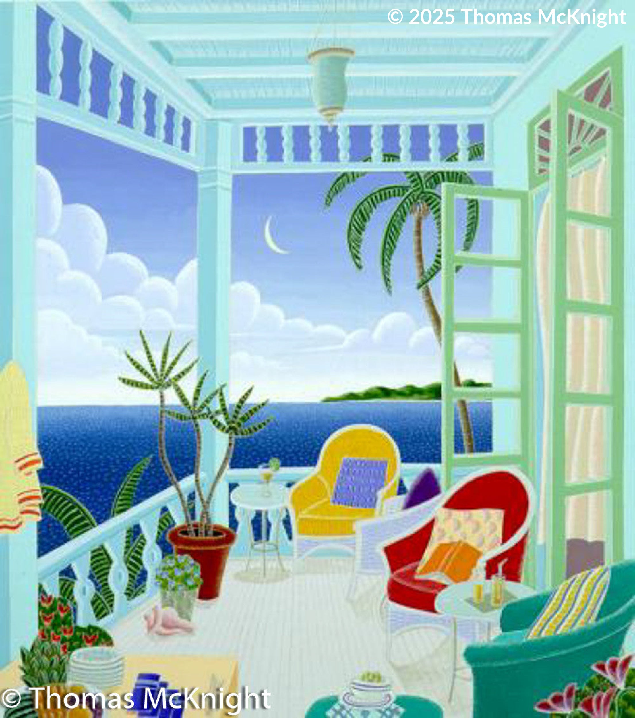 Green Porch Paper silkscreen