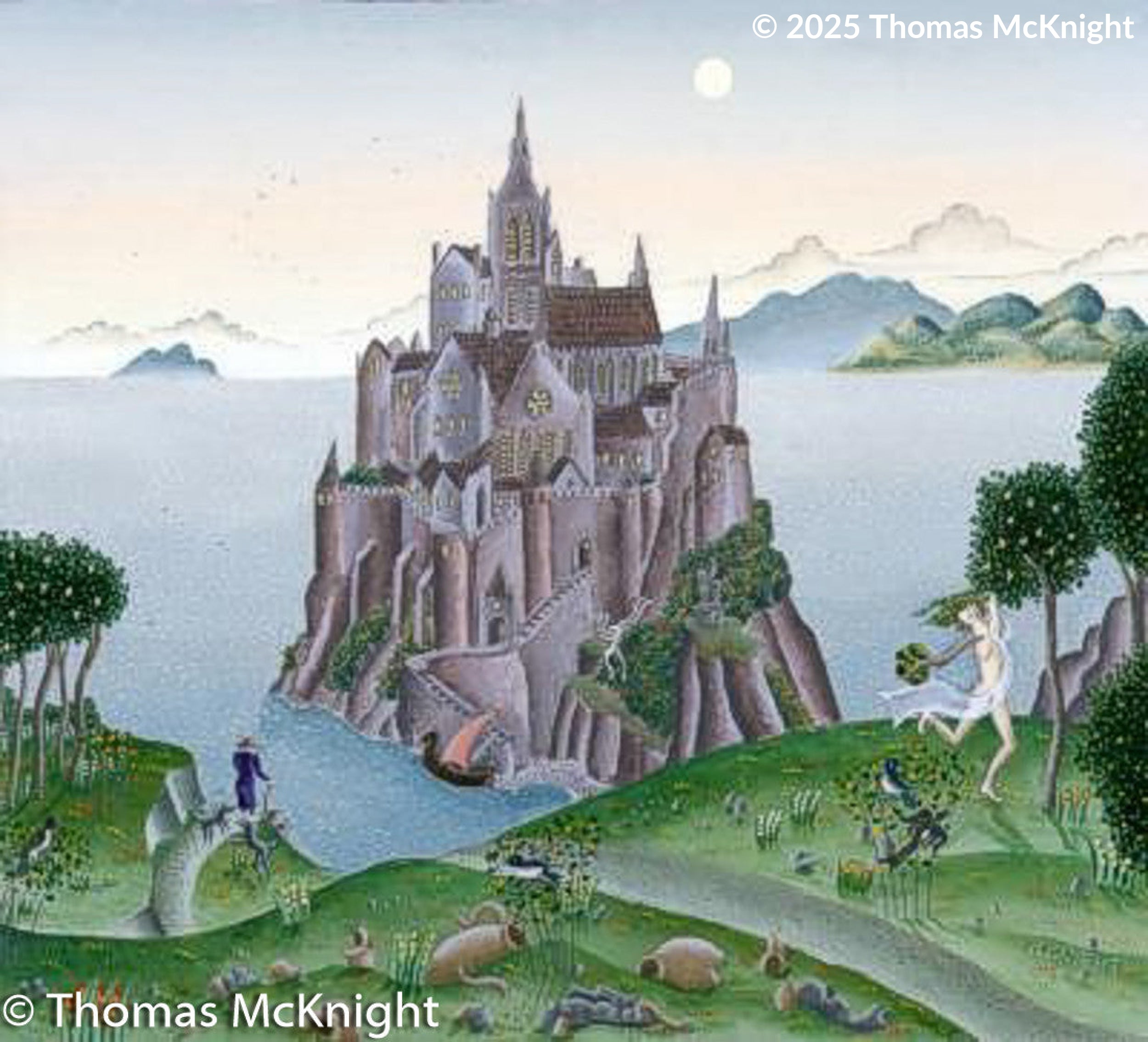 Irish Citadel acrylic on canvas
