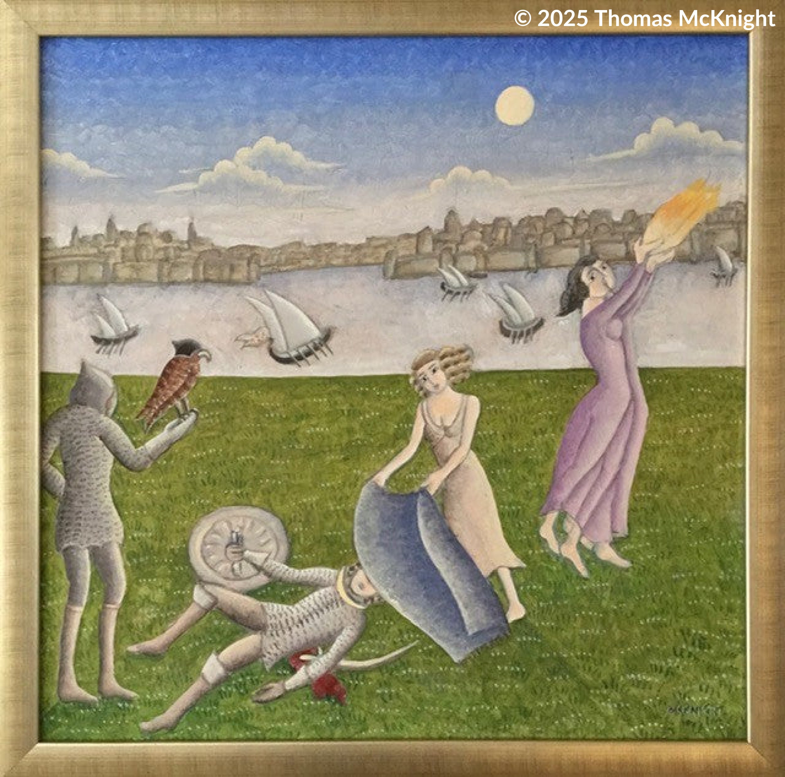 Istanbul 1453 acrylic on canvas