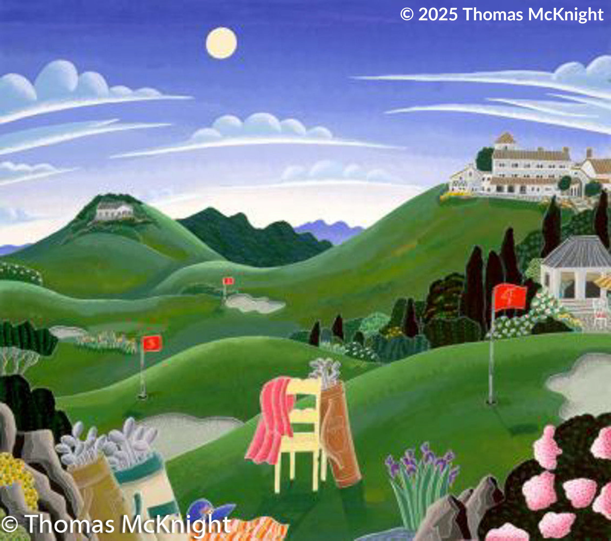Kobe Golf Mt Rokko Paper silkscreen