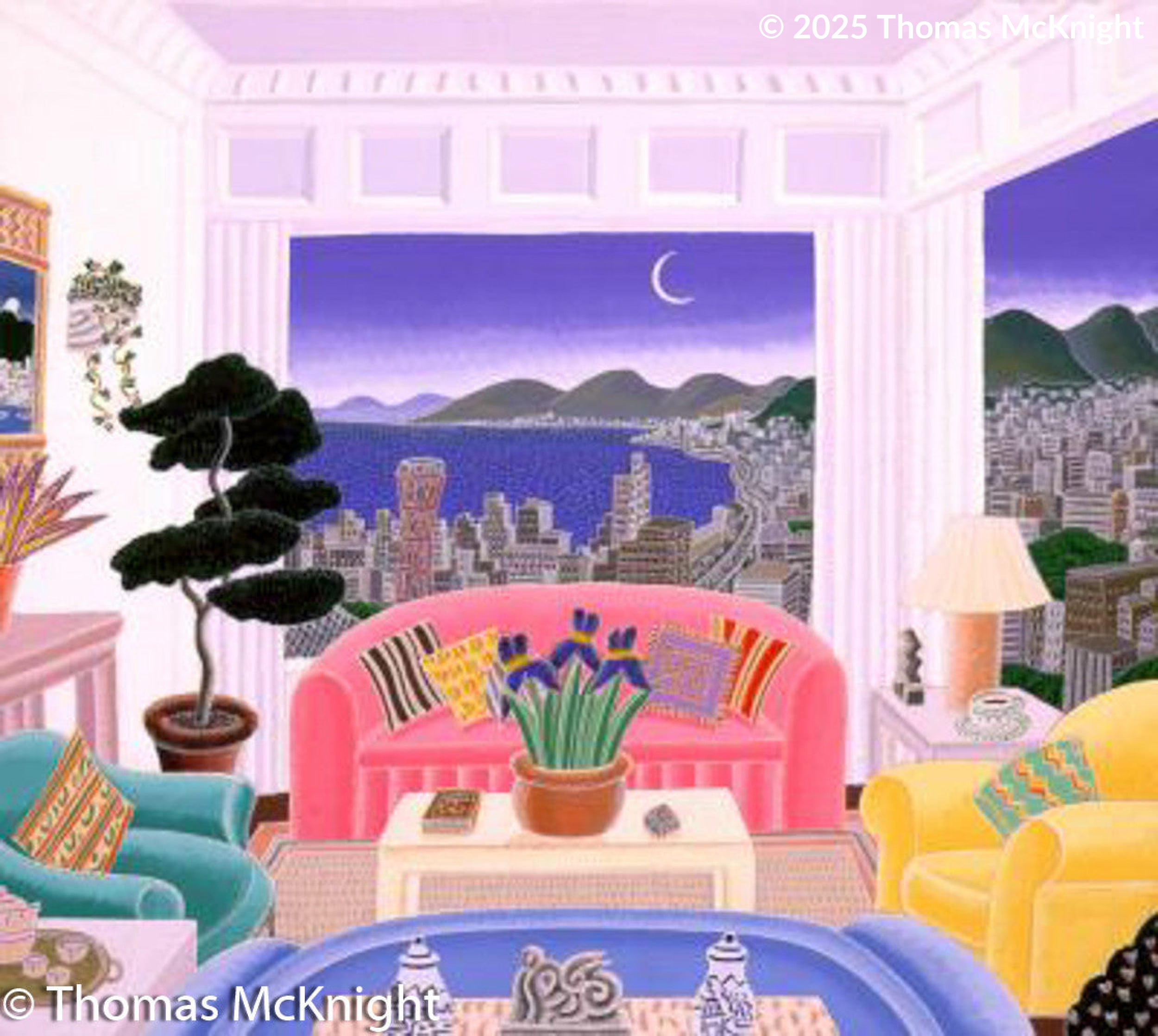 Kobe Living Room Paper silkscreen