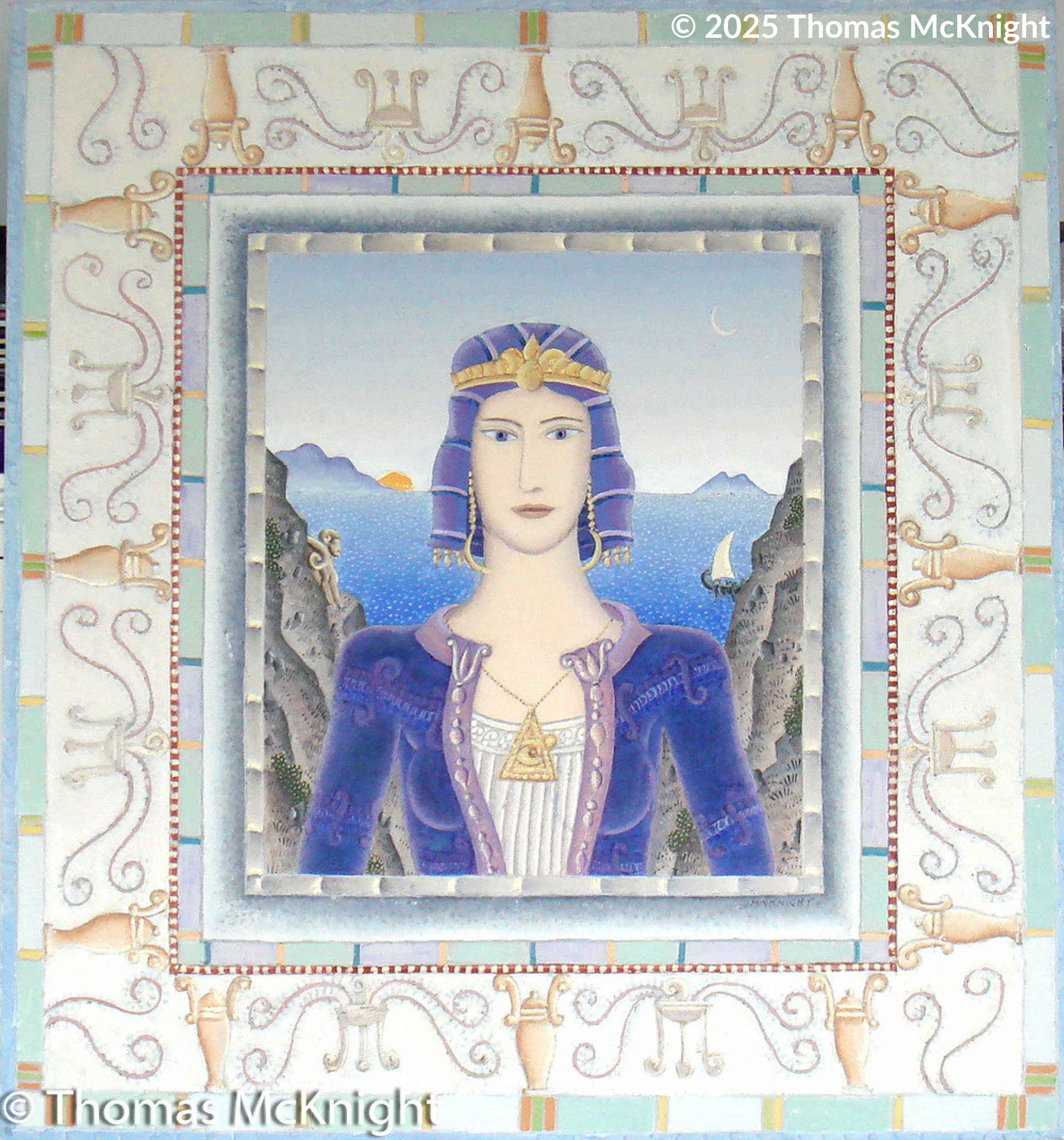 Lady of the Isles Acrylic on Canvas acrylic on canvas