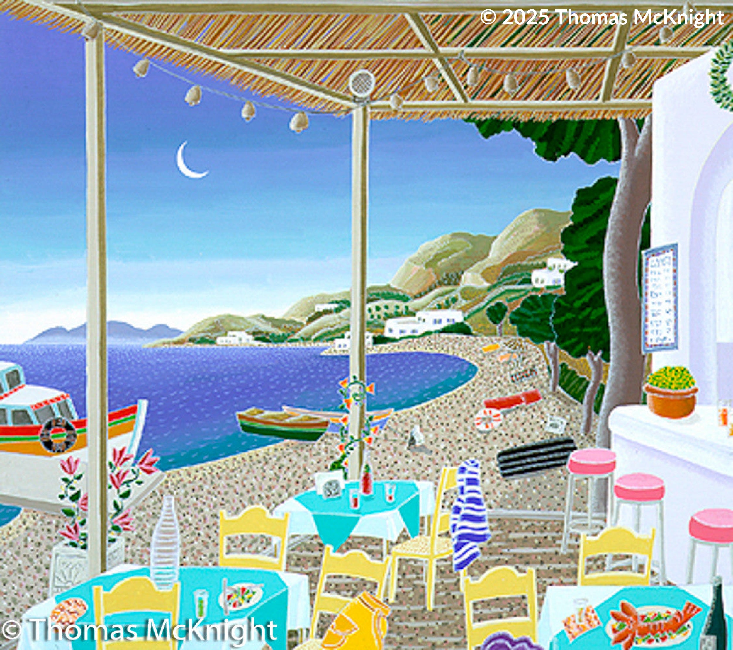 Lambi Beach Paper silkscreen
