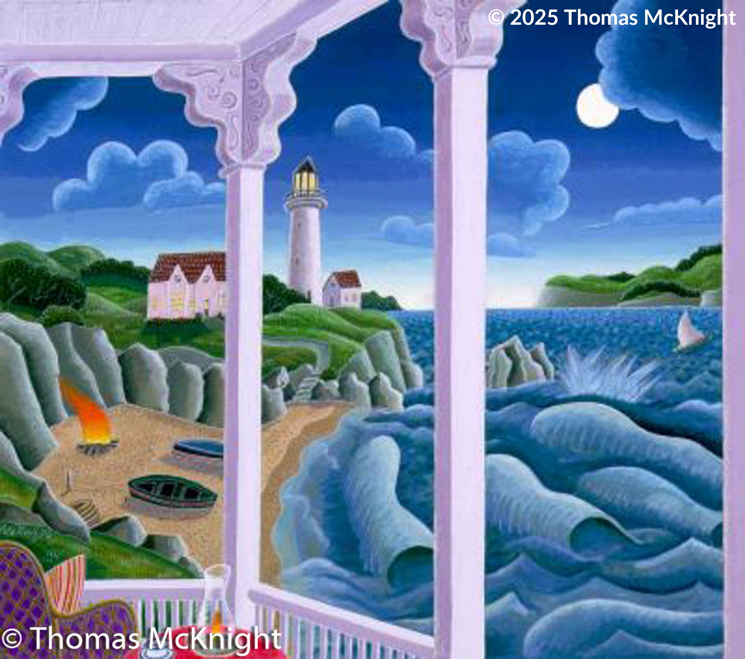 Lighthouse Point/Nantucket Paper silkscreen