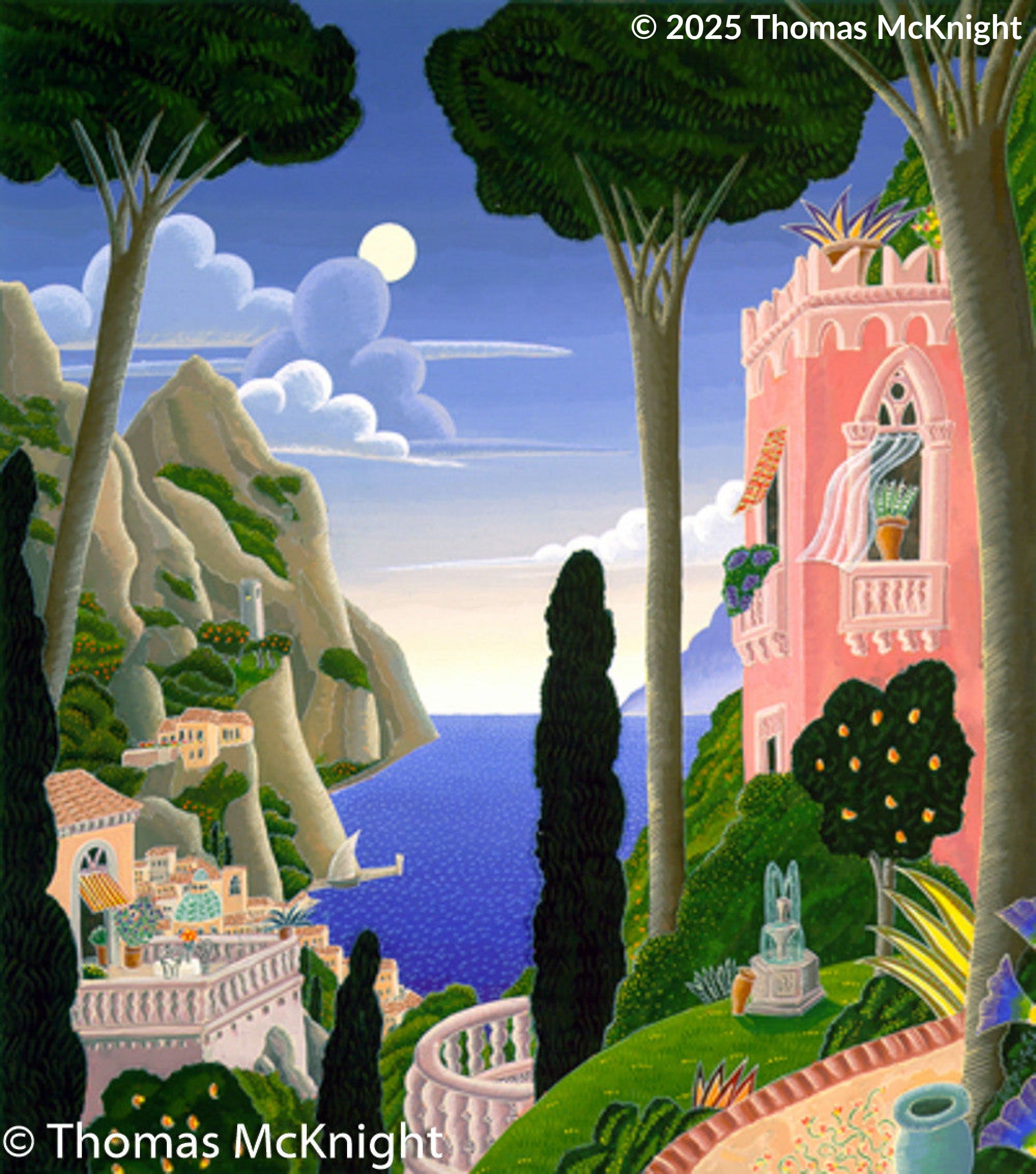 Ligurian Tower Giclee