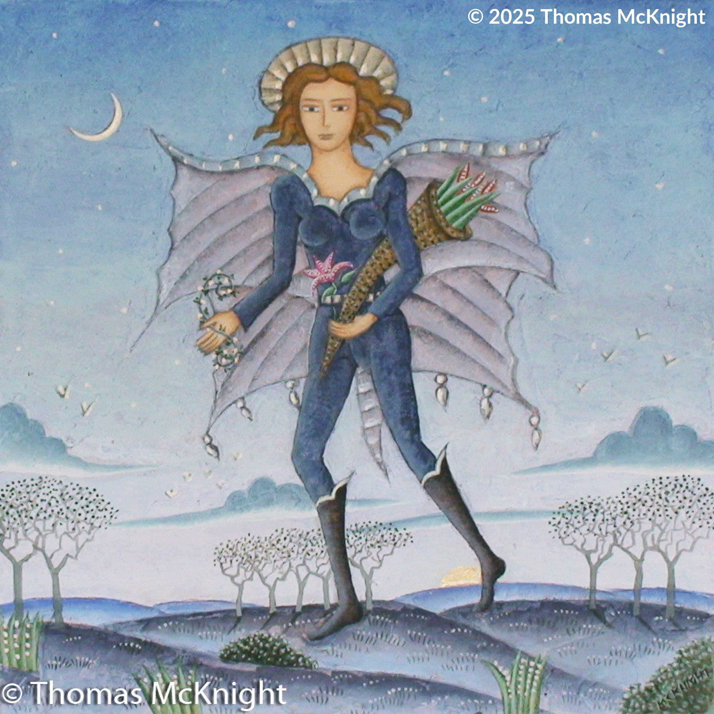 March Angel Acrylic on Canvas acrylic on canvas