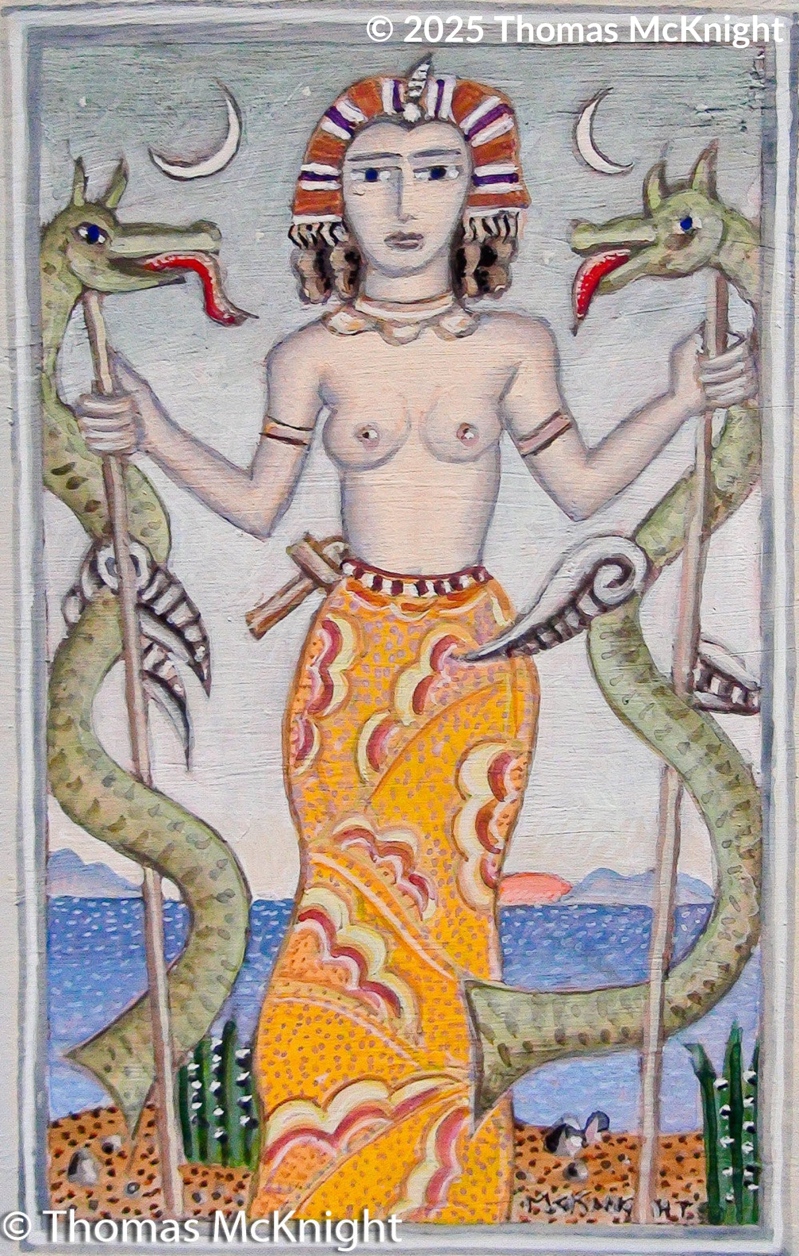 Nymph of Minos Acrylic on Board acrylic on board