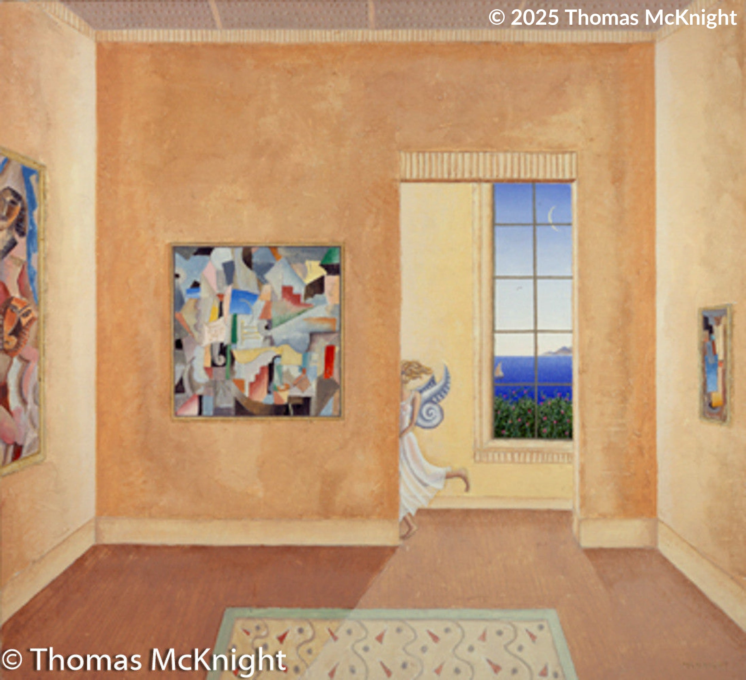 Ochre Gallery Acrylic on Canvas acrylic on canvas