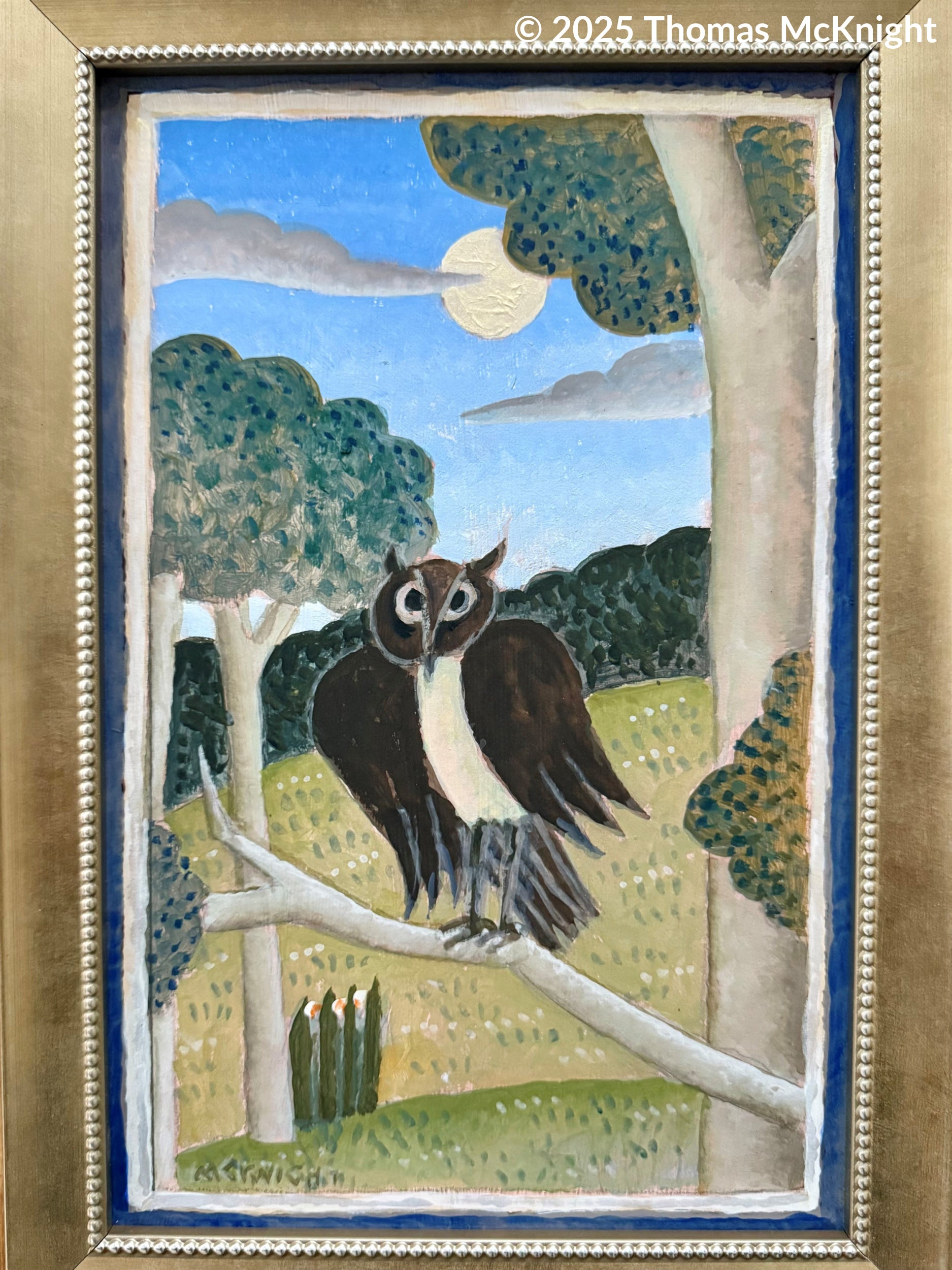 Owl mini painting
