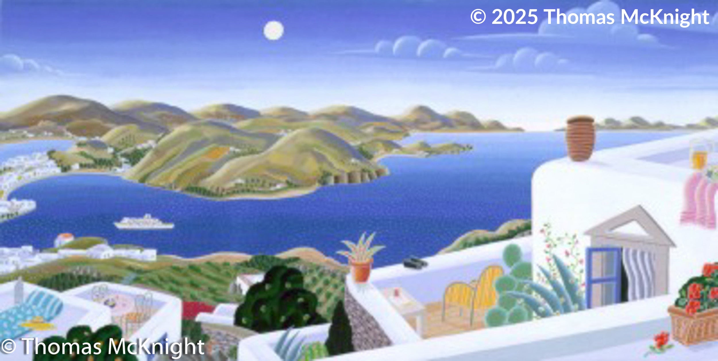 Patmos Right Panel Paper silkscreen