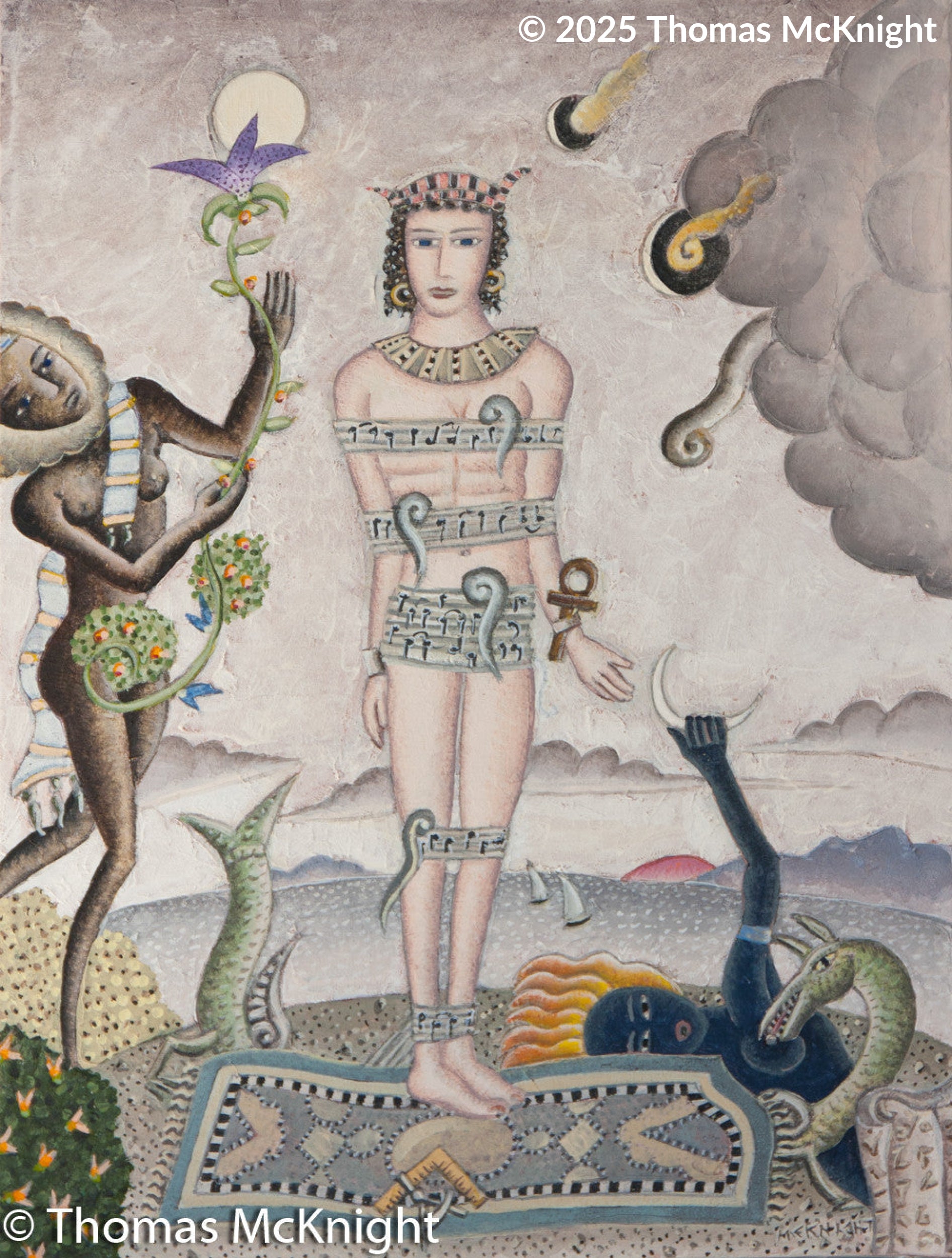 Return of Apollo Acrylic on Canvas acrylic on canvas
