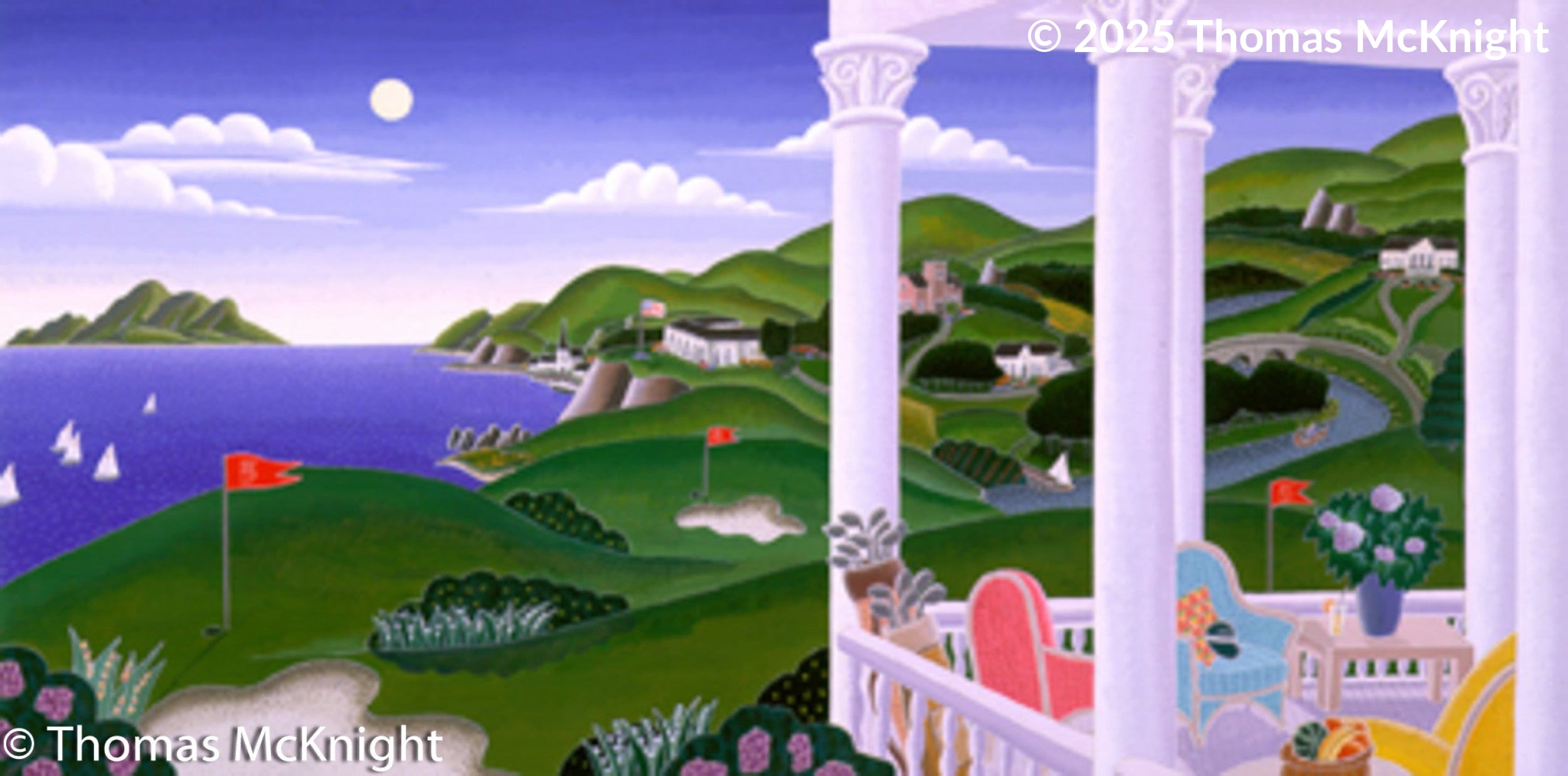 Seaside Golf silkscreen