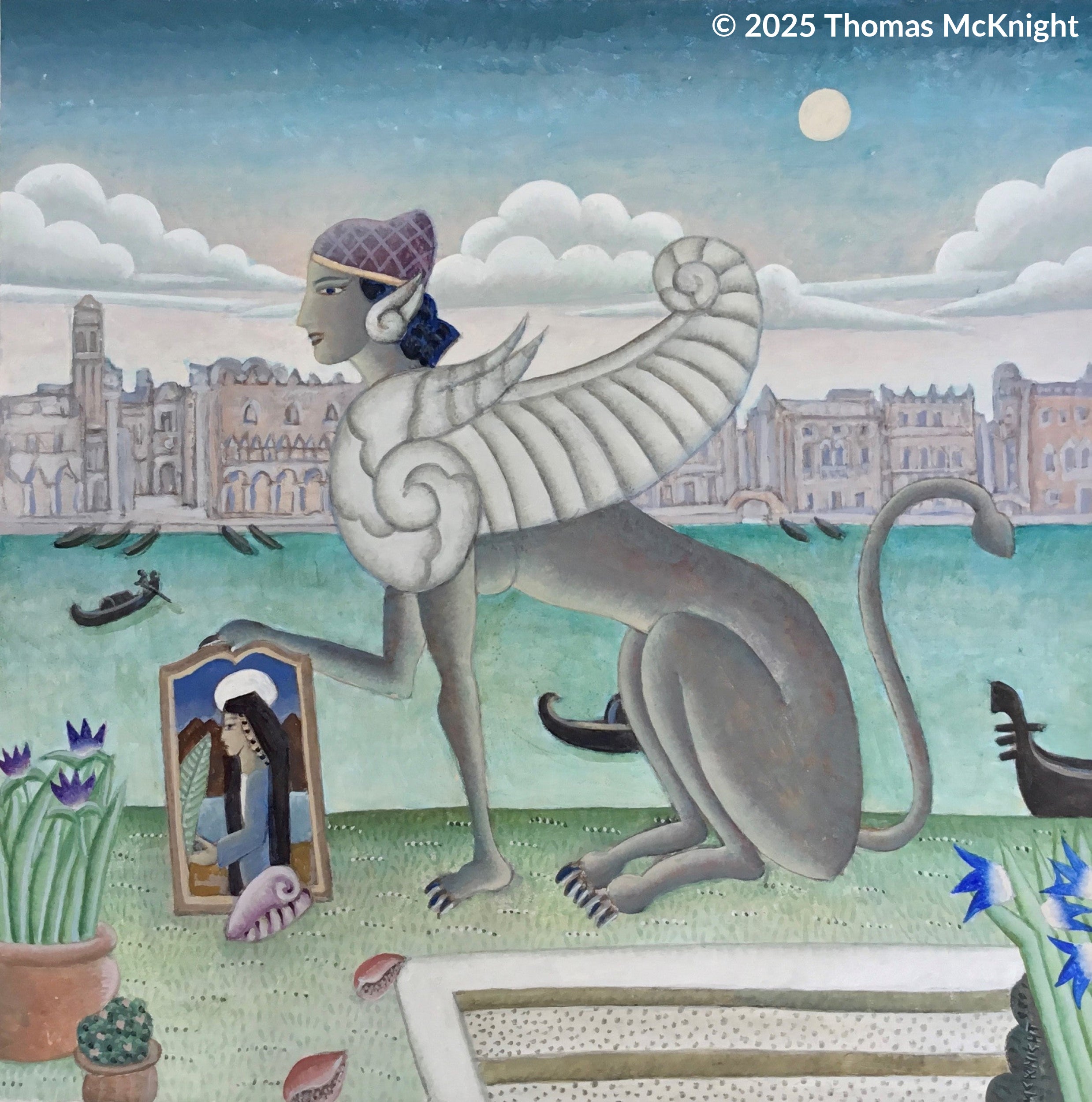 Sphinx: Venice acrylic on canvas