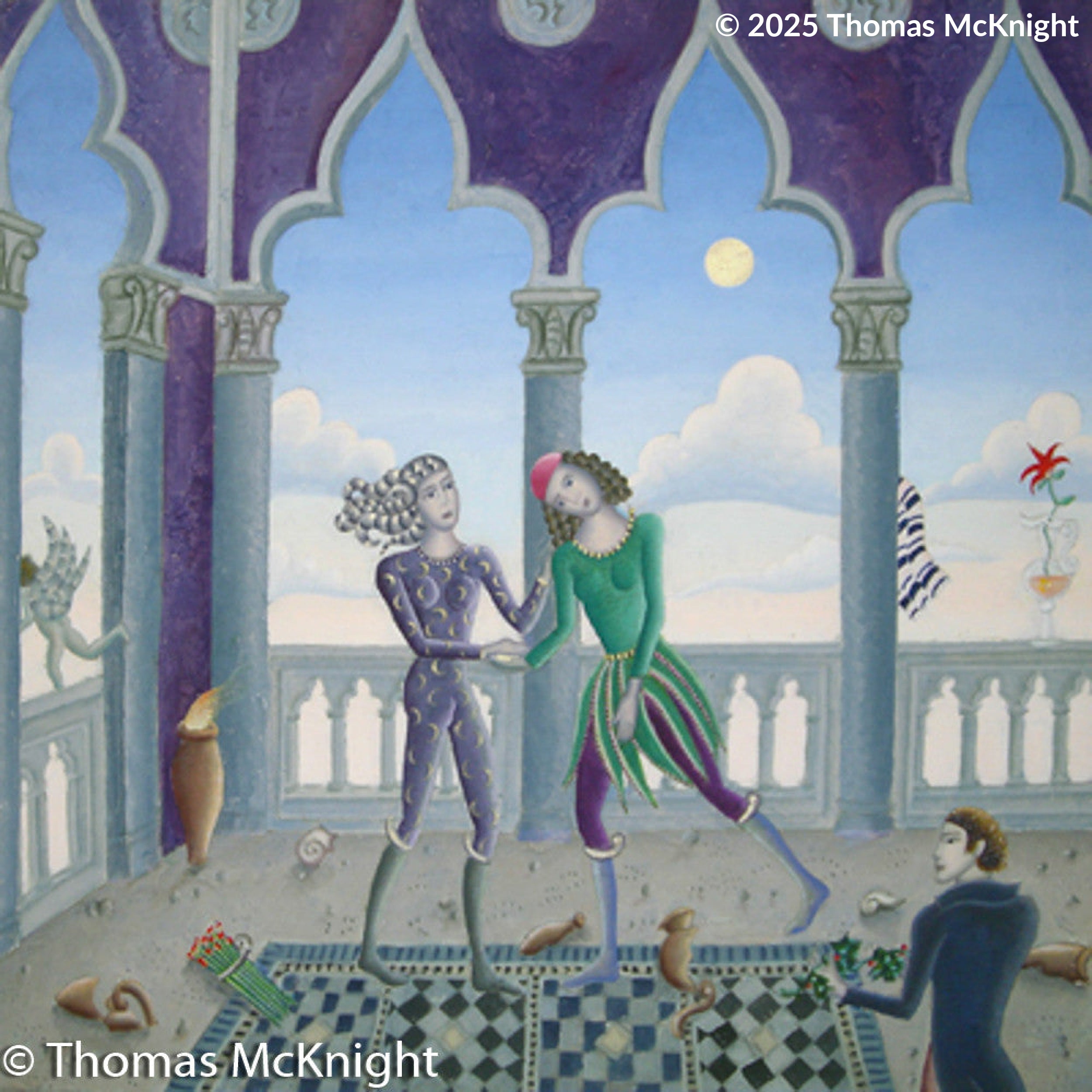 Venetian Intrique Acrylic on Canvas acrylic on canvas