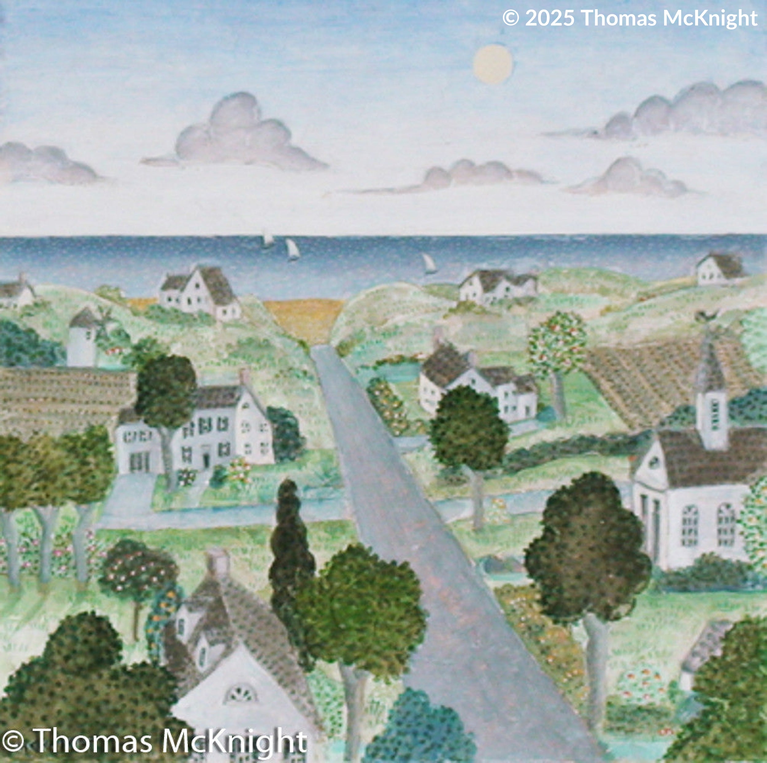 Wainscott Acrylic on Canvas acrylic on canvas
