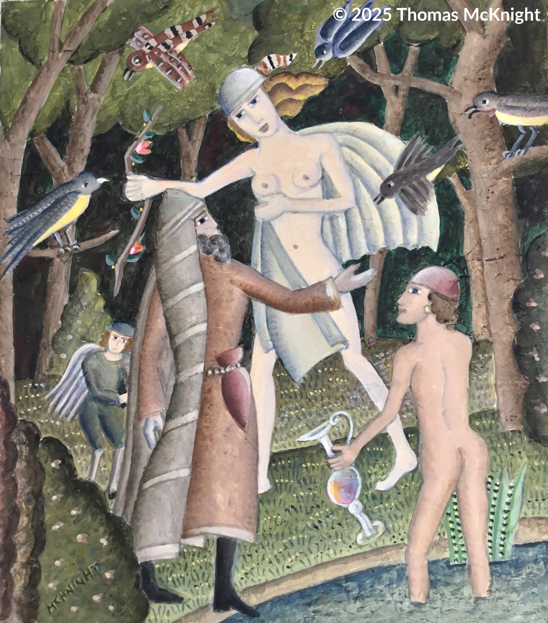 Wood Nymph acrylic on canvas