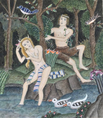 Pan & Nymph by the Stream