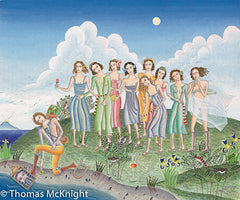 Nine Muses with Apollo