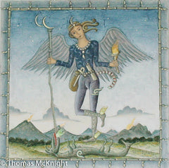 Angel with Dragon