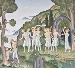 Nine Muses in the Woods