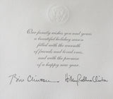 Christmas Card - Official White House Christmas Card for 1995 The Blue Room