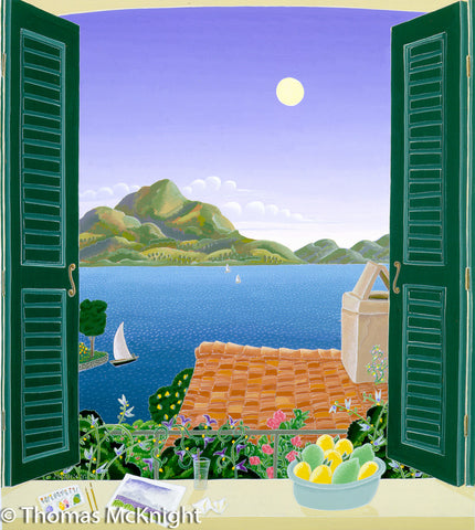 Window on Lake Como